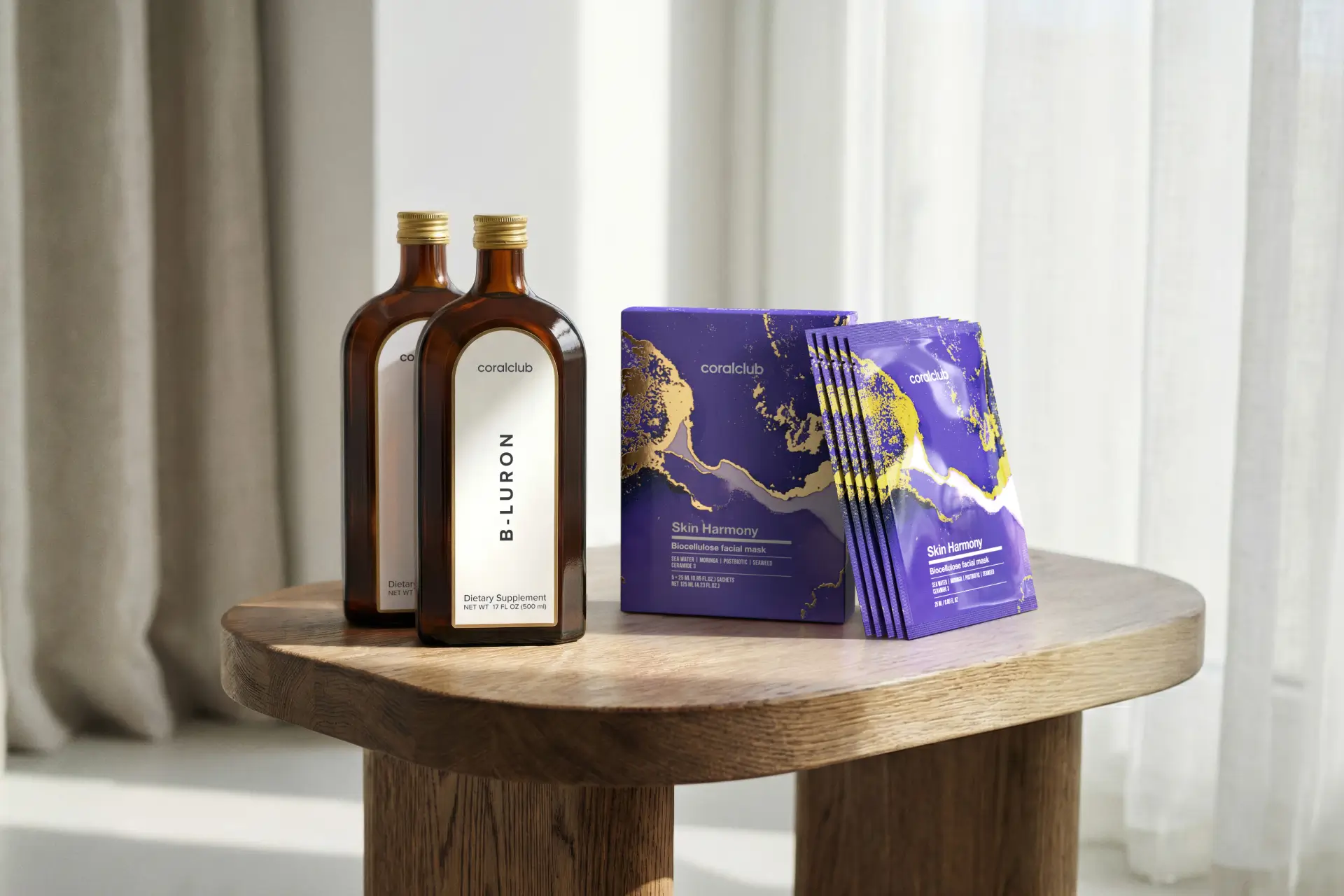 B-Luron + Skin Harmony Biocellulose Facial Mask