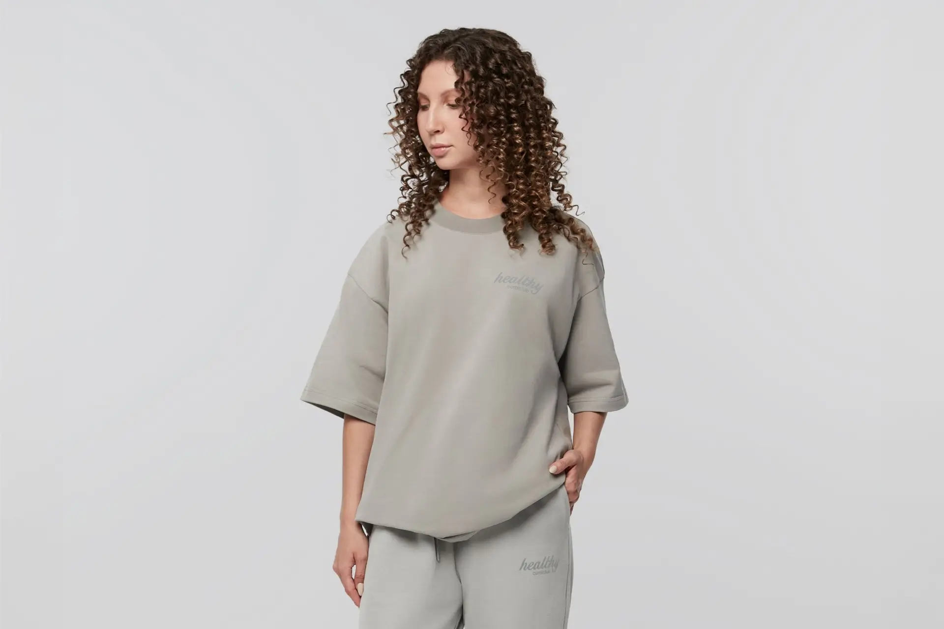 T-shirt oversize gray (The SS26 Merch Collection)