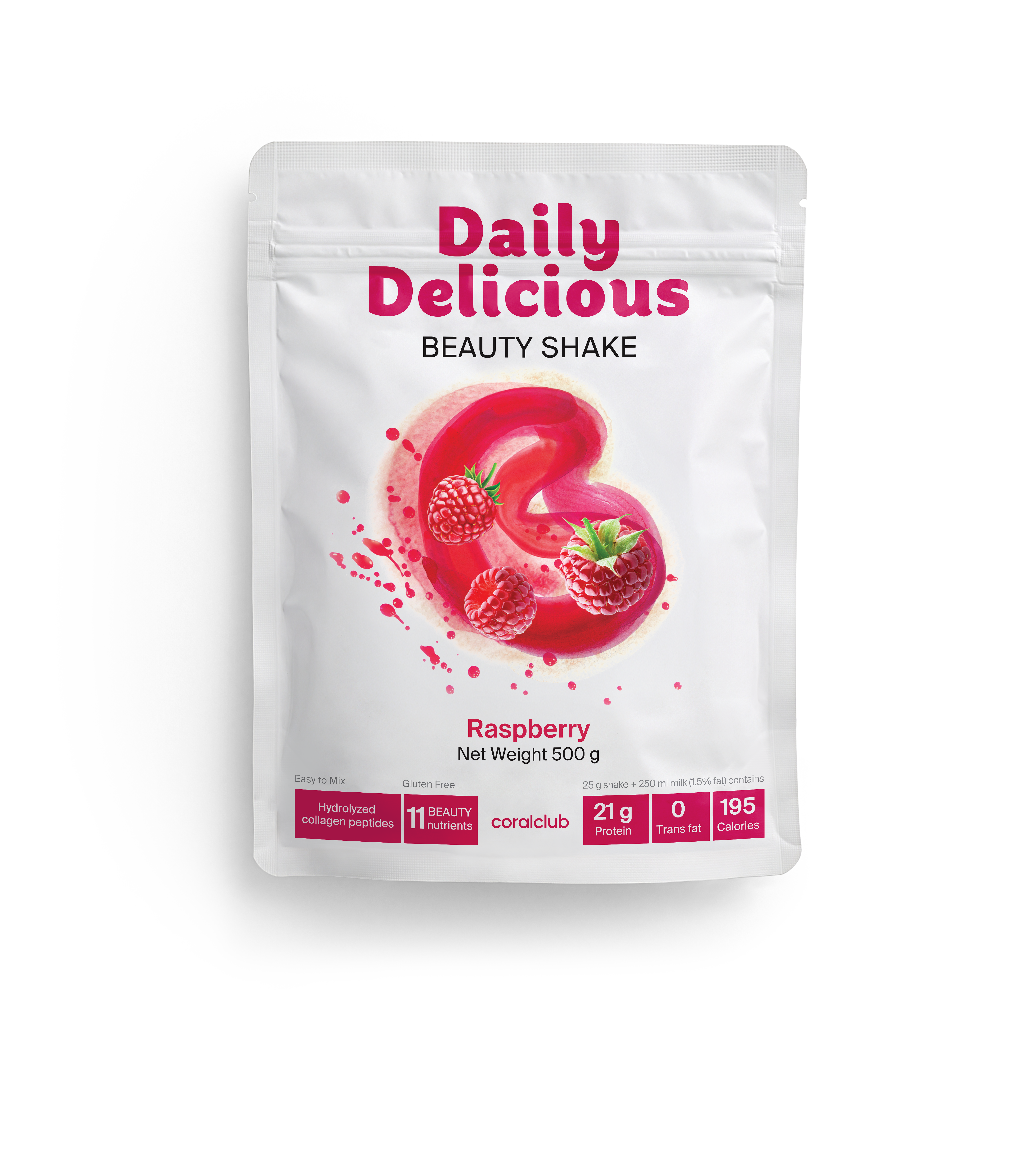 Daily Delicious Beauty Shake Raspberry